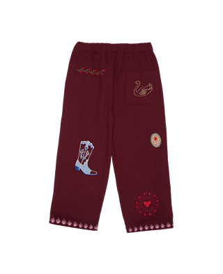 Sissel Edelbo - Oda Mini Bukser - Burgundy